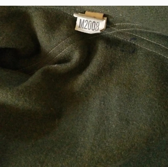 Vintage Army Green wool jacket.S-M - Picture 6 of 9